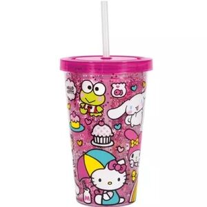 NWT Hello Kitty and Friends Tumbler with Lid & Straw